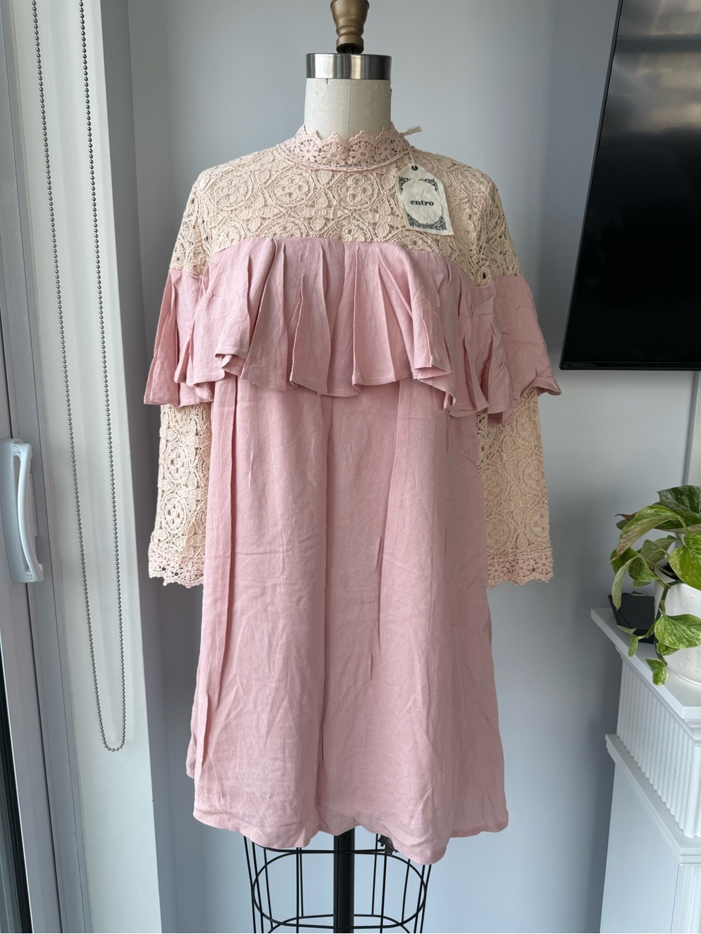Entro Blush Pink Dress